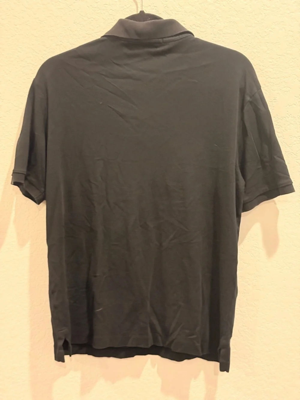 Ralph Lauren Black Polo‎ Shirt with White Pony Logo